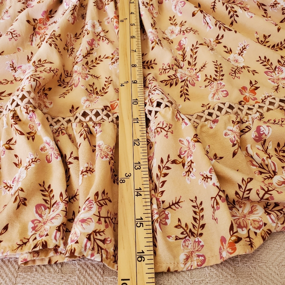 NWT Sunday Mi Amor Floral Open Back  Cutout Detail Dress - Picture 15 of 16